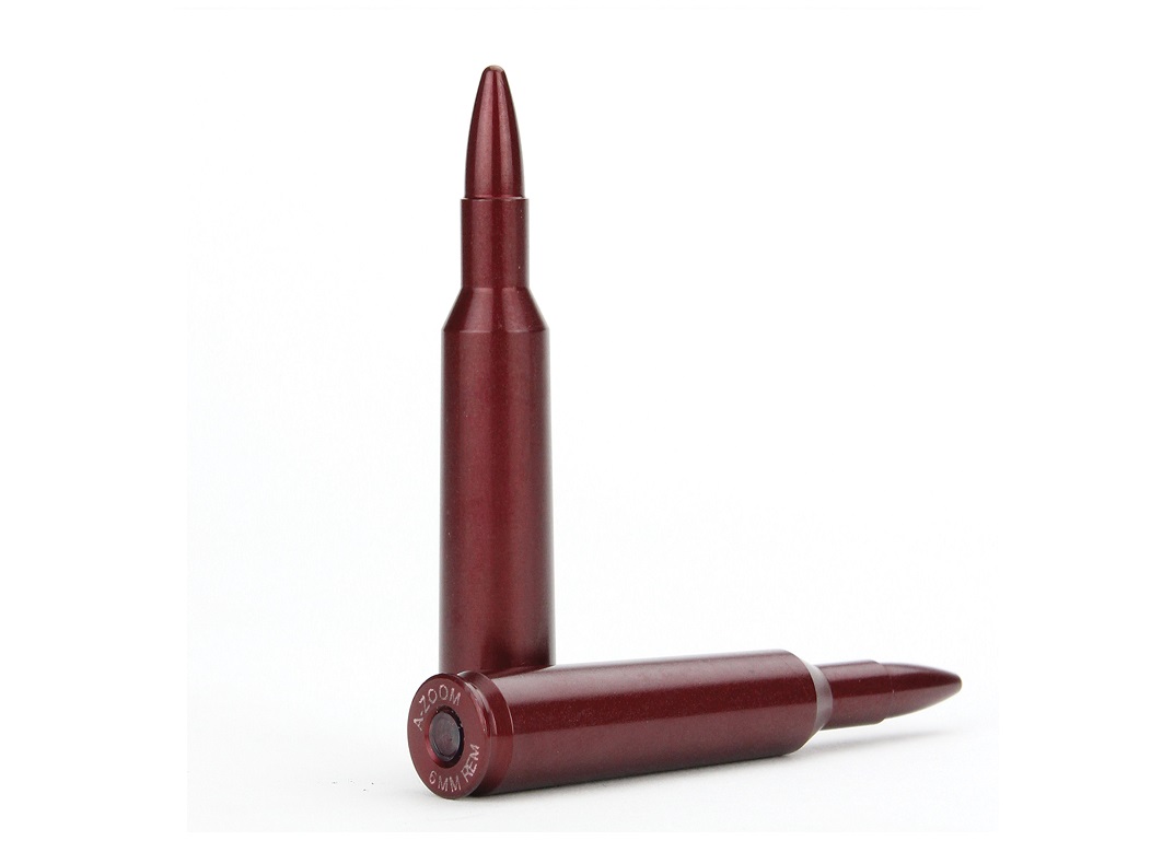 A-Zoom SNAP-CAPS 6mm Remington Safety Training Round package of 2
